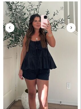 Things between Polka Dot Tiered Tank
